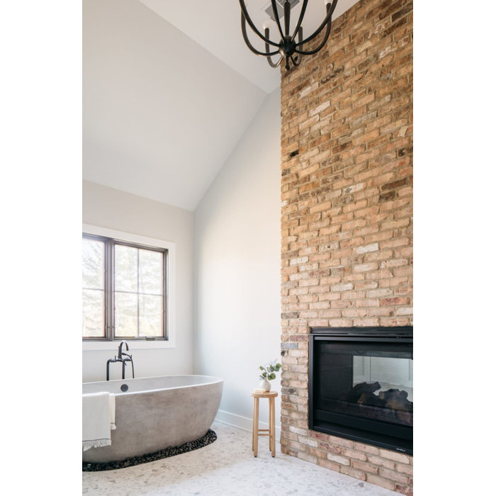 Native Trails Avalon NativeStone Freestanding Soaking Cement Bathtub